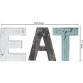 thumbnail image 4 of Langgg Christmas Wooden Hanging Rustic Multicolor Cutout Wooden EAT Letters Wall Mounted Decorative Signs, 4 of 6