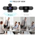 thumbnail image 5 of EMEET 1080P Webcam with Microphone, C960 Web Camera, 2 Mics ing Webcam with Privacy Cover, 90°View Computer, 5 of 5