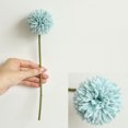 thumbnail image 1 of Faux Hydrangea Ball Simulation Hydrangea Bouquet Fake Silk Flower Ball Chrysanthemum For Dining Table Living Room Home Decoration Blue, 1 of 1