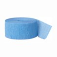 thumbnail image 1 of Baby Blue Crepe Streamer, 81 ft, 1 of 2
