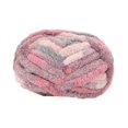 thumbnail image 4 of Luzkey Chunky Wool Yarn Jumbo Yarn Washable Hand Knitting DIY Weight Yarn Bulky Yarn for Tapestry Bed Fence Throw Rug Making Cherry, 4 of 8