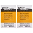 thumbnail image 4 of Niche Semi-Metallic Brake Pad Set for 1994-17 Triumph Speed Triple Motorcycle MK1002777, 4 of 8