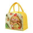thumbnail image 2 of Oleegame 2 Pcs Sac de Rangement pour Produits à Main Sac Isolé Sac pour Boîte à Lunch Sac à Lunch Chiot Brun (Isolation 3D) Jaune, 2 of 9