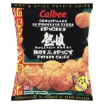 Calbee Hot et des croustilles à saveur épicée