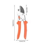 Pruning Scissors 8 in For Garden Fruit Tree Coarse Branch Flower Trimming With Ergonomic Soft Grips Rust Resistant Blades