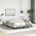 thumbnail image 3 of vidaXL Bed Frame Light Grey 137x190 cm Full Velvet, 3 of 7