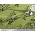thumbnail image 2 of Soimoi Rayon Fabric Leaves & Floral Block Print Fabric by Yard 42 Inch Wide, 2 of 3