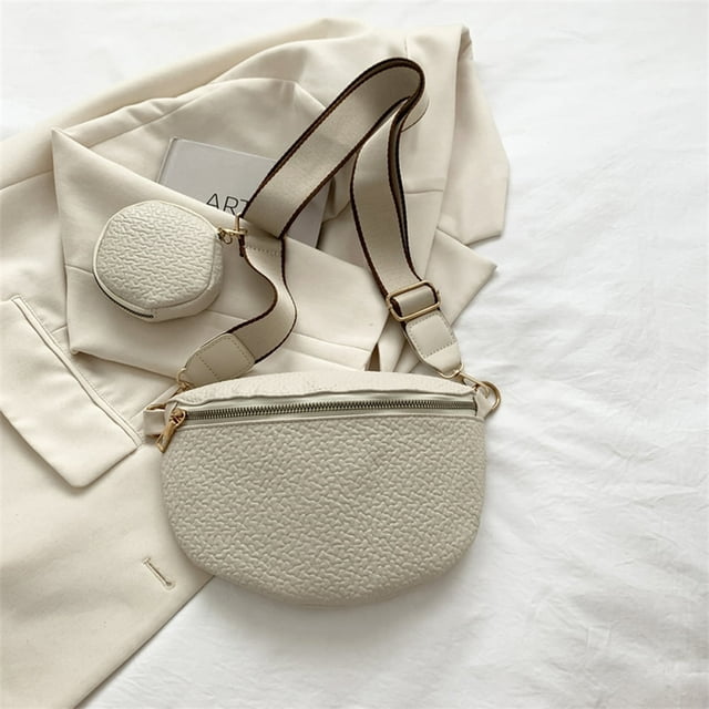Designer Female Chest Pack Solid Color Ladies Crossbody Bags for Travel Shopping