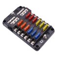 thumbnail image 1 of Car Boat Fuse Box Holder With 6 Ways 12 Ways Fuse Holder Block'' N4W9, 1 of 8