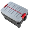 thumbnail image 3 of Rubbermaid 24 Gal Action Packer Contenant de Rangement Verrouillable, Noir (Lot de 2), 3 of 12