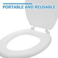 thumbnail image 3 of EASTINSoft Close Foam Toilet Seat Heavy Duty Padded Round Easy To Clean Comfortable For Heavy People, 3 of 8