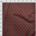thumbnail image 3 of oneOone Cotton Poplin Fabric Leaves & Floral Block Print Sewing Fabric BTY 42 Inch Wide, 3 of 4