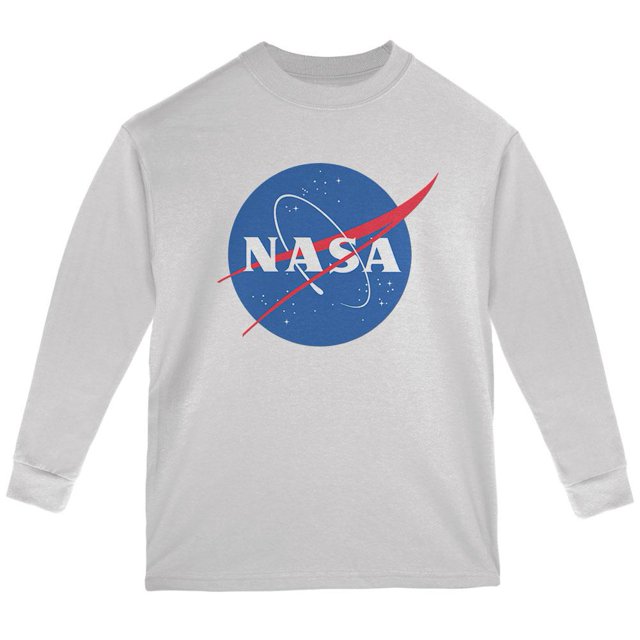 NASA T-shirt à Manches Longues pour Jeunes avec Logo de la