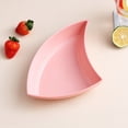 thumbnail image 4 of TIMIFIS Trapezoidal Plates Bent Shape Plates Impregnable Dinner Plates Dishwasher Microwave Safe Plastic Plates Reusable Lightweight Plates for Kitchen Or Camping 7.1X7.5 Inches Kitchen Gadgets, 4 of 6