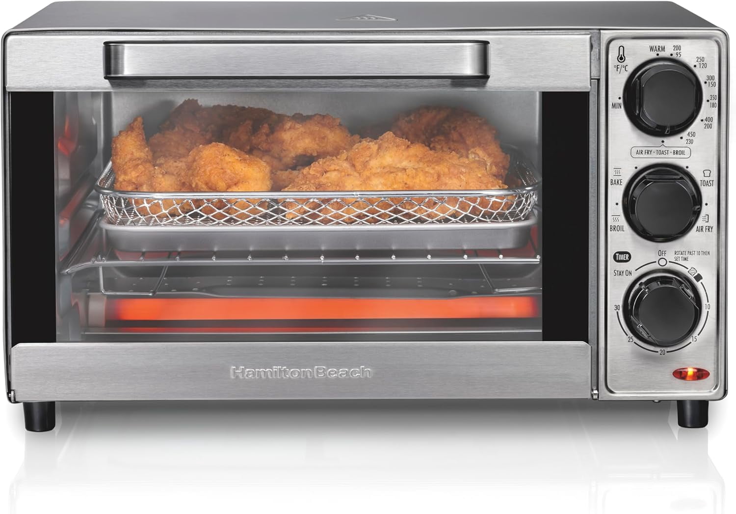 Refurbished (Good) Hamilton Beach Air Fryer Toaster Oven - 31403C