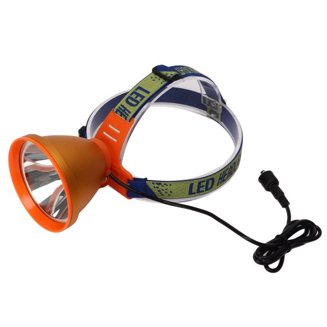 Miner Headlight Super Bright Adjustable Angle LED Headlamp with 6400mAh Lithium Battery US Plug 100V‑240V