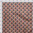 thumbnail image 3 of oneOone Polyester Lycra Peach Fabric Bird Block Fabric For Sewing Printed Craft Fabric By The Yard 56 Inch Wide, 3 of 4