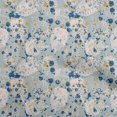 thumbnail image 1 of oneOone Velvet Dusty Blue Fabric Abstracts Craft Projects Decor Fabric Printed By The Yard 58 Inch Wide, 1 of 5