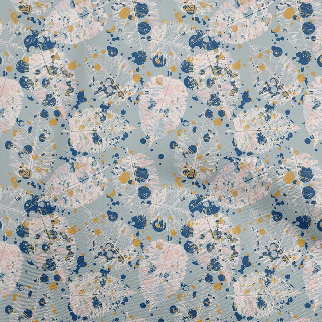 oneOone Velvet Dusty Blue Fabric Abstracts Craft Projects Decor Fabric Printed By The Yard 58 Inch Wide