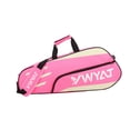 thumbnail image 4 of jinwen Badminton Racquet Bag Gym Bag Sports Equipment Bag Portable Racket Carry Bag Pink White, 4 of 9
