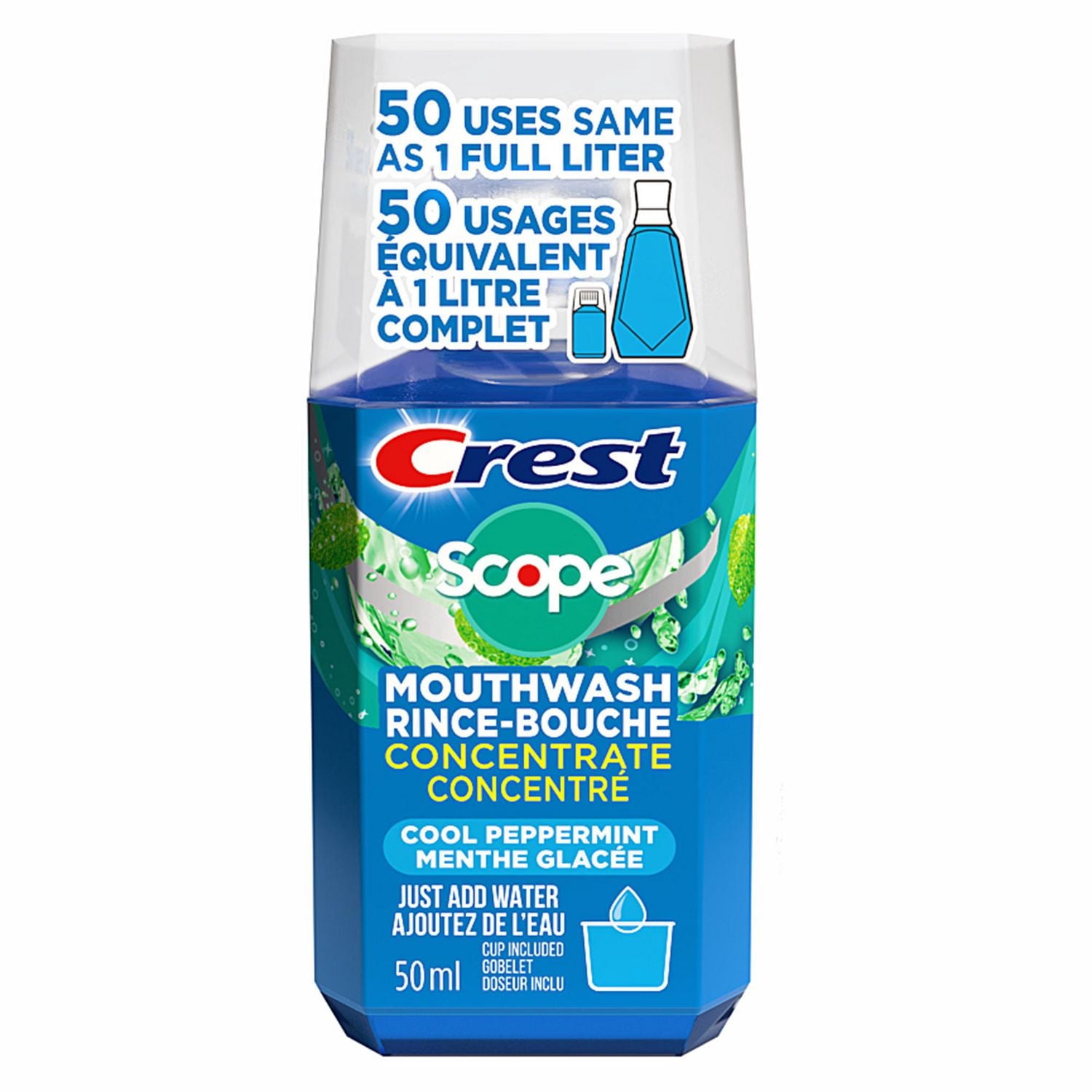 Crest + Scope Rince-Bouche Concentré Menthe Glacée