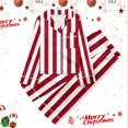 thumbnail image 2 of PMVFHDE Pyjamas pour Filles, Ensemble de Pyjamas Décontractés Imprimés à Boutons, Col à Revers, Manches Longues et Pantalon, Rouge, 7-8 Ans, 2 of 4