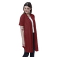 thumbnail image 3 of Moomaya Womens Half Sleeve Shrug Open Front Long Cardigan Lightweight Summer Fit, 3 of 7