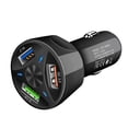 thumbnail image 1 of 3 USB Ports QC3.0 Quick Charging Car Cigarette Lighter Phone Charger Adapter, 1 of 7