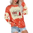 thumbnail image 1 of EGNMCR Chandail de Noël Mode Décontractée pour Femmes Manches Longues Imprimé de Noël Col Rond Couverture chandail, 1 of 7