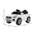 thumbnail image 2 of Costway 6V Kids Ride On Car RC Remote Control Battery Powered w/ LED Lights MP3 White, 2 of 10