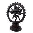 thumbnail image 3 of Ebony Finish Nataraj Dancing Shiva Hindu Statue Diwali, 3 of 4