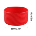 thumbnail image 2 of Dadatutu Manchon en Silicone pour Tasse - Manchon Réutilisable pour Boisson Chaude et Café / Protecteur de Tasse Résistant à la Chaleur, Housse d'Isolation pour Tasse en Verre en Silicone, Manchons de Tasse de 3,1 Pouces de Diamètre pour Boisson Chaude Glacée, Gobelets, 2 of 5