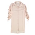 thumbnail image 1 of bar III Blouse Tunique Froncée pour Femme, Rose, Petit, 1 of 5