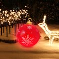 thumbnail image 3 of Qocolhg Outdoor Christmas Decorations Indoor, 60CM Outdoor Christmas Inflatable Decorated Ball Christmas Inflatable Ball Christmas Tree Decorations With Lamp, Christmas Home Party Decor Clearance, 3 of 6