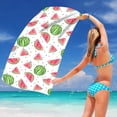 thumbnail image 1 of Microfiber Beach Towel Super Colorful Bath Towel Sandproof Beach Blanket Multi-Purpose Towel For Travel Swimming Pool 30x60 Inch, 1 of 7