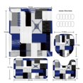 thumbnail image 3 of Shower Curtain Set Toilet Bathroom Three Piece Set Under $25 Dusknt, 3 of 4