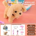 thumbnail image 4 of LSLJS Children's Toy Set Plush Toys Electric Rabbit Simulation Puppy Will Walk Will Bark Will Nodding Wagging Tail Children's Play House Toys Kids Toys, 4 of 9