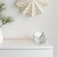 thumbnail image 2 of White Metal House Tealight Holder (Large), 2 of 3