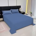 thumbnail image 4 of Aloe Vera Bed Sheets for Dorm Rooms – Breathable, Moisture-Wicking & Fade-Resistant Solid Color Flat Sheet, 4 of 6