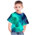 thumbnail image 4 of Penkiiy T-Shirts Garçons Filles T-Shirts Graphiques Imprimés Étoile 3D T-Shirts Col Rond Manches Courtes pour Enfants 4-5 Ans Multicolore, 4 of 4
