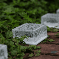 thumbnail image 4 of 4 Pack Solar Brick Lights - Solar Ice Cube Lights Landscape Path Lights Outdoor Garden Patio Path, 4 of 5