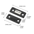 thumbnail image 3 of Birdeem Magnetic Sliding Door Wardrobe Door Magnetic Strip Patch Absorber, 3 of 12