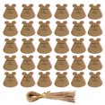 thumbnail image 1 of 50 Sets Kraft Paper Tags Blank Labels Gift Tags for Baby Shower Birthday, 1 of 8