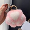 thumbnail image 2 of Yhmxh Colorful Plush Keychain-Cute Stuff Pendant Paw Pad Keyring Keychain Gift for Handbag,Purse,Backpack,Car Keys, 2 of 7