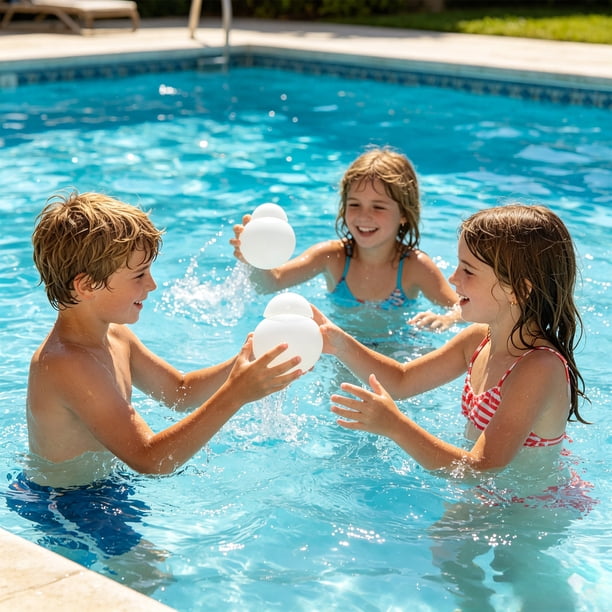 15 Bombes à Eau Réutilisables GUHAOOL - Ballons Auto-Fermants Pour Jeux D' Eau Enfants Et Adultes
