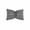 Black, variant on Striped Bow Cushion Cover Rectangular Pillowcase Decorative Sofa Pillow Cover, Soft Velvet Breathable Stylish Accent Pillowcase, Durable Hidden Zipper Easy Care Decorative Cushion Cover