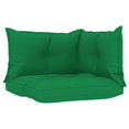 thumbnail image 2 of vidaXL Coussins de Palette 3 Pcs Tissu Vert, 2 of 5
