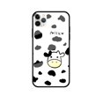 thumbnail image 1 of Compatible with iPhone Case for Girls Women, Hard Back Case with Soft TPU Bumper Protective Cute Phone Case Cover with Cow Pattern for iPhone, 1 of 5