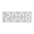 thumbnail image 2 of Xihbxyly Fresh White Face Alarm Clock Room Clock Style Student Alarm Clock Date Temperature Display Three Brightness Settings Adjustable Suitable for School Office Travel Supplies Savings, 2 of 7