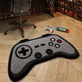 thumbnail image 3 of Cute Gaming Rug for Game Room – Soft Non Floor Mat with Absorbent Finish Machine Washable Carpet for Indoor Use Cartoon Console Controller Design Easy, 3 of 4